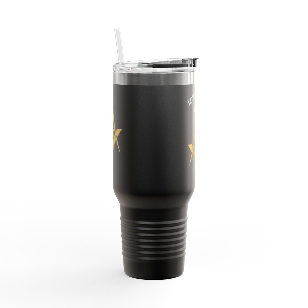 Master Mason Blue Lodge Ringneck Tumbler - Stainless Steel Gold S&C Customizable - Bricks Masons