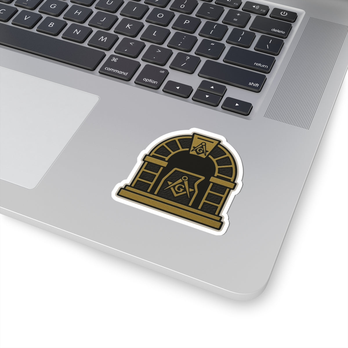 Master Mason Blue Lodge Sticker Decal - Kiss-Cut Colorful - Bricks Masons