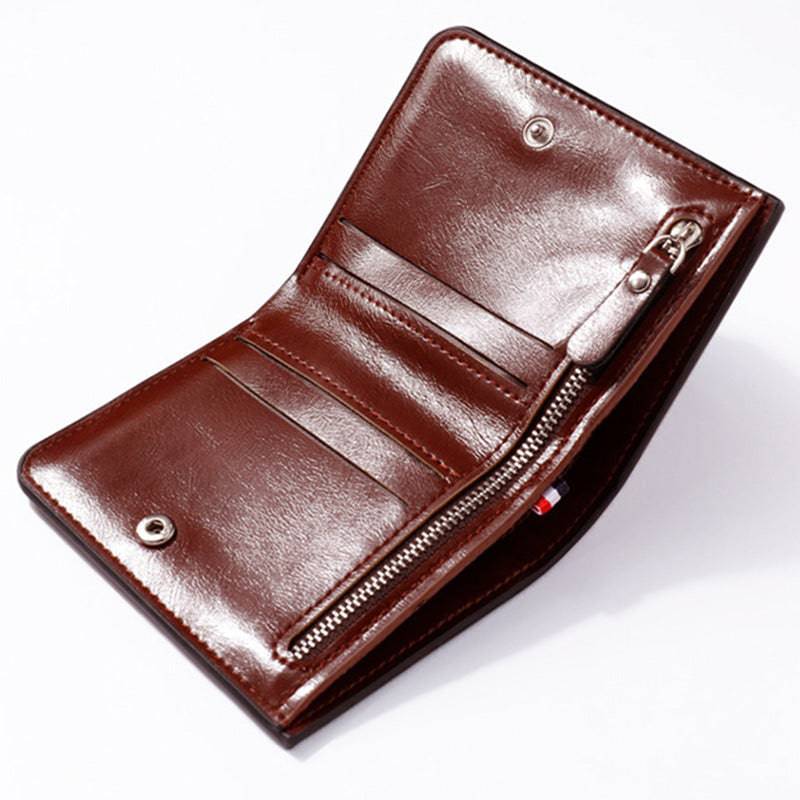 Master Mason Blue Lodge Wallet - With Credit Card Holder Leather (Black/Coffee) - Bricks Masons