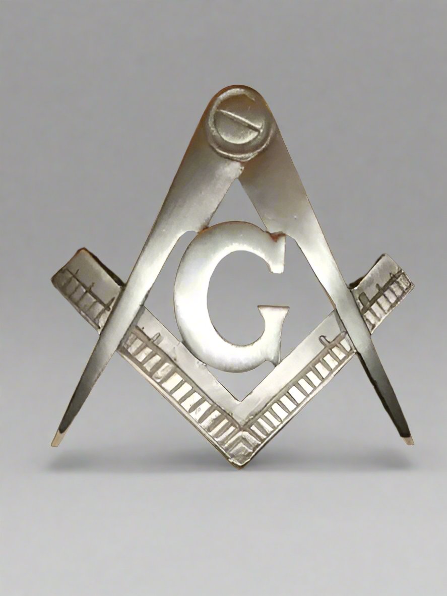 Master Mason Blue Lodge Pin - Square & Compass G - Bricks Masons