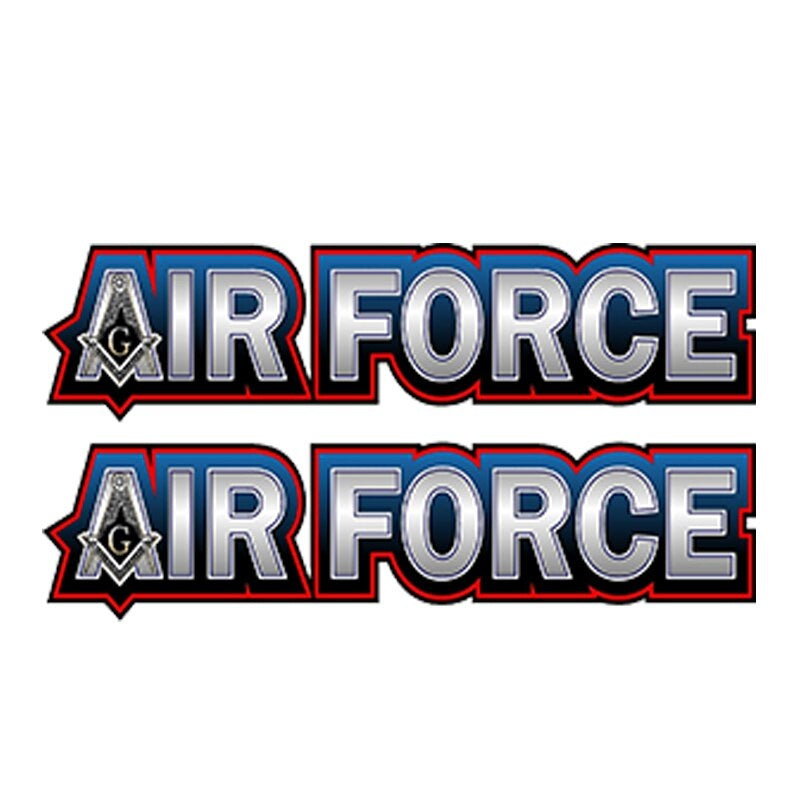 Master Mason Blue Lodge Sticker Decal - Square and Compass G Air Force - Bricks Masons