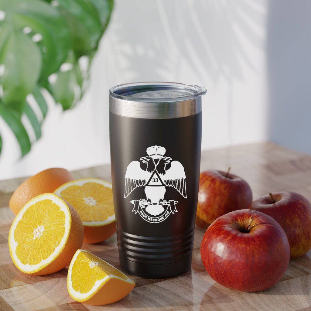 33rd Degree Scottish Rite Ringneck Tumbler - Wings Down Various Colors