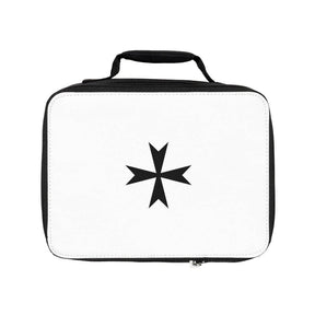 Order Of Malta Commandery Lunch Bag - Black & White