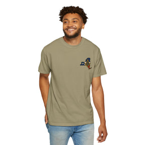 Master Mason Blue Lodge T-Shirt - Garment-Dyed New York Mason - Bricks Masons
