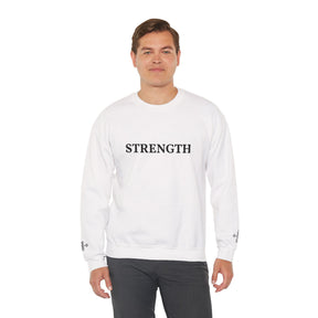 Master Mason Blue Lodge Sweatshirt -  Strength Front & Sleeves Embroidery - Bricks Masons