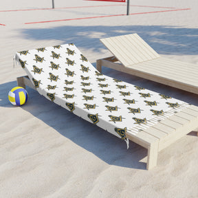 Master Mason Blue Lodge Towel - Square & Compass With Knotted Tassels - Bricks Masons