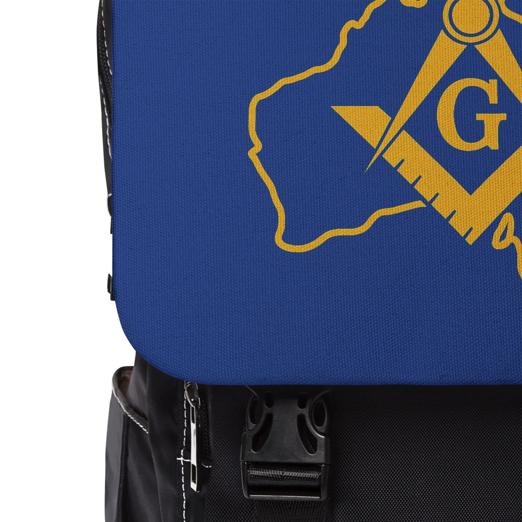 Master Mason Blue Lodge Australia Jurisdiction Backpack - Blue & Gold Map - Bricks Masons