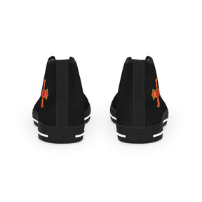 Red Cross of Constantine Sneaker - High Top Black & White - Bricks Masons