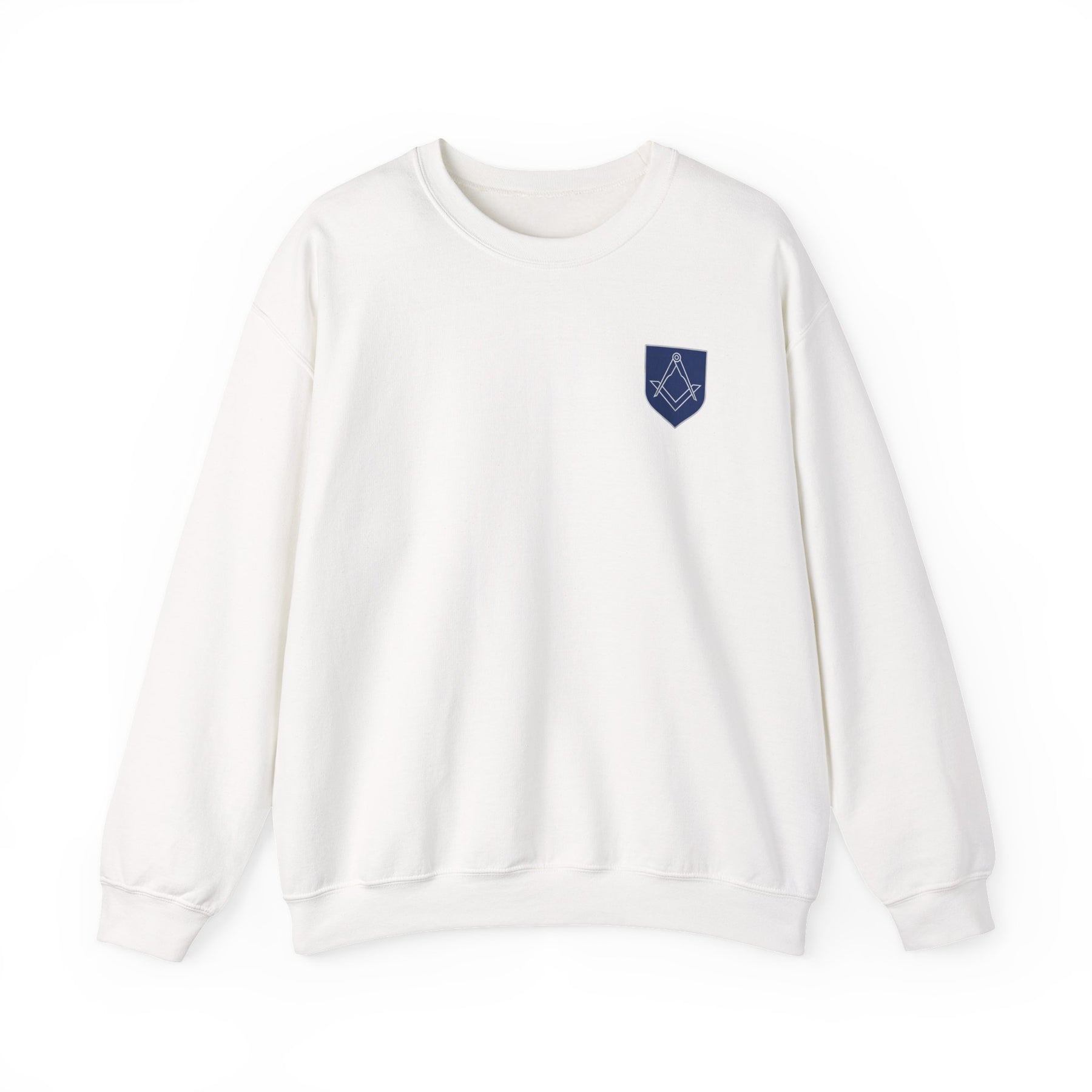 Master Mason Blue Lodge Sweatshirt - Silver Square & Compasses