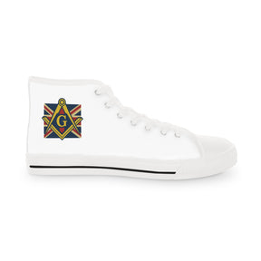 Master Mason Craft Sneaker - High Top Black & White S&C G - Bricks Masons