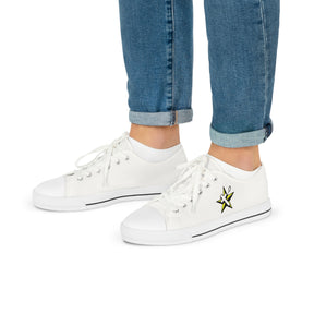 The Order of the White Shrine of Jerusalem Sneaker - Low Top Sneaker Black & White - Bricks Masons