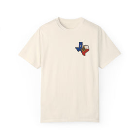 Master Mason Blue Lodge T-Shirt - Garment-Dyed Texas Mason - Bricks Masons