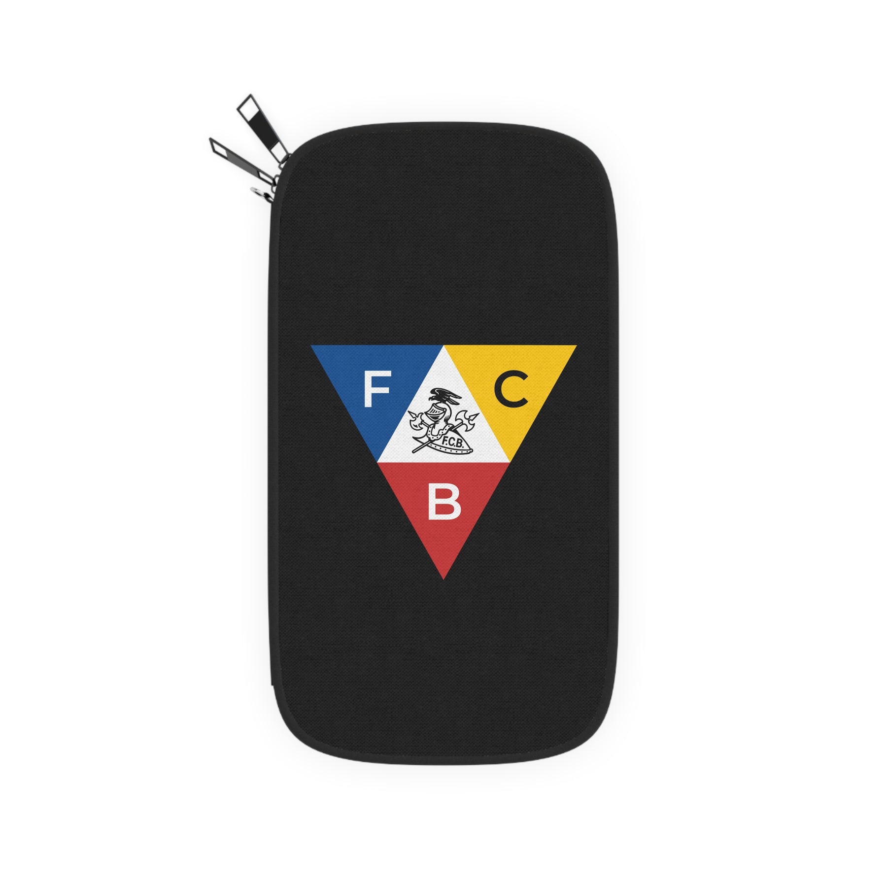 Knights of Pythias Passport Wallet - Black With Shoulder & Wrist Strap - Bricks Masons