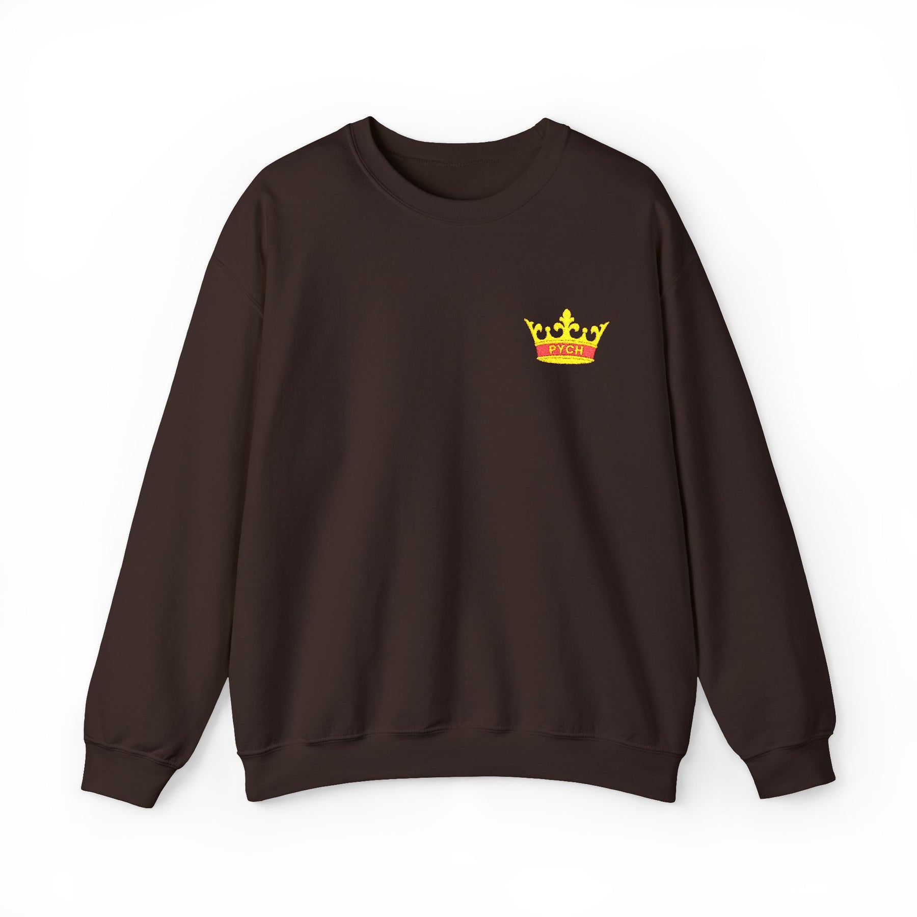 PYCH Sweatshirt - Crewneck Front Chest Crest - Bricks Masons