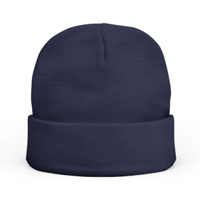 Master Mason Blue Lodge Beanie - Knit Embroidery Gold & Blue Square and Compass G - Bricks Masons