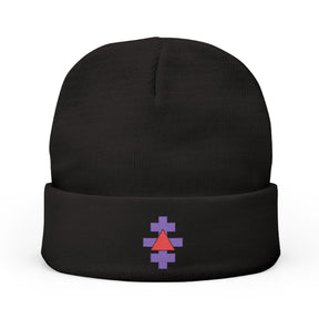 Knight Templar Priests Beanie - Knit Embroidery Emblem - Bricks Masons
