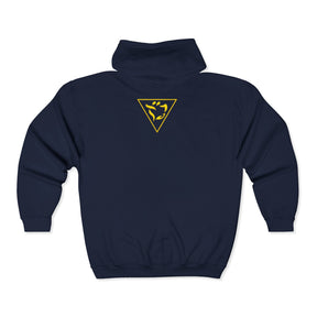 Grand Tiler of Solomon Hoodie - Everyday Wear Zip Up Jacket - Bricks Masons