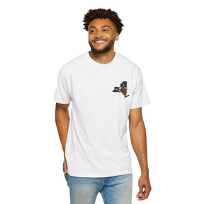 Master Mason Blue Lodge T-Shirt - Garment-Dyed New York Mason - Bricks Masons
