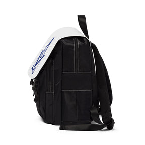 International Masons Backpack - White & Blue Resistant Fabric - Bricks Masons