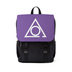 LOCOP Backpack - Purple Resistant Fabric With Adjustable Straps - Bricks Masons
