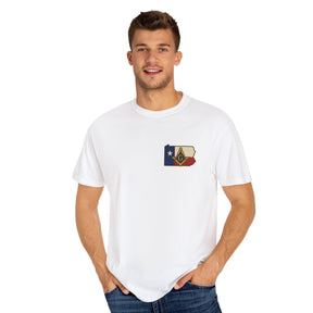 Master Mason Blue Lodge T-Shirt - Garment-Dyed Pennsylvania Mason - Bricks Masons