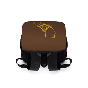 Master Mason Blue Lodge Backpack - California Mason With Multiple Compartments - Bricks Masons
