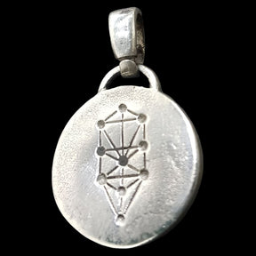 I said Kabbalah DISPEL EVIL Vav Alef Lamed Name of God 11 LAUVIAH in silver Art 1611 - Bricks Masons