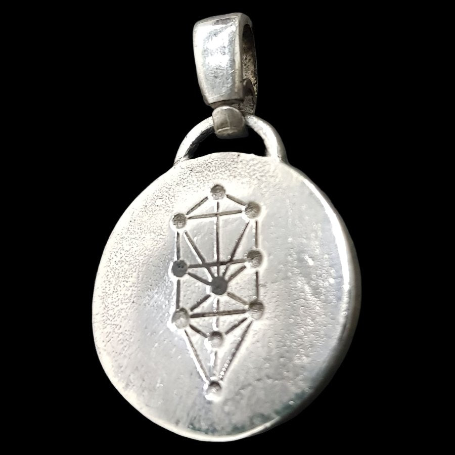 I said Kabbalah DISPEL EVIL Vav Alef Lamed Name of God 11 LAUVIAH in silver Art 1611 - Bricks Masons