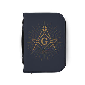 Master Mason Blue Lodge Bible Cover - Square & Compass G Various Sizes - Bricks Masons