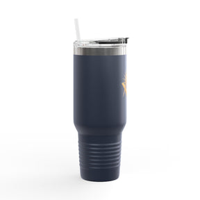 Master Mason Blue Lodge Ringneck Tumbler - Square & Compass with All-Seeing Eye