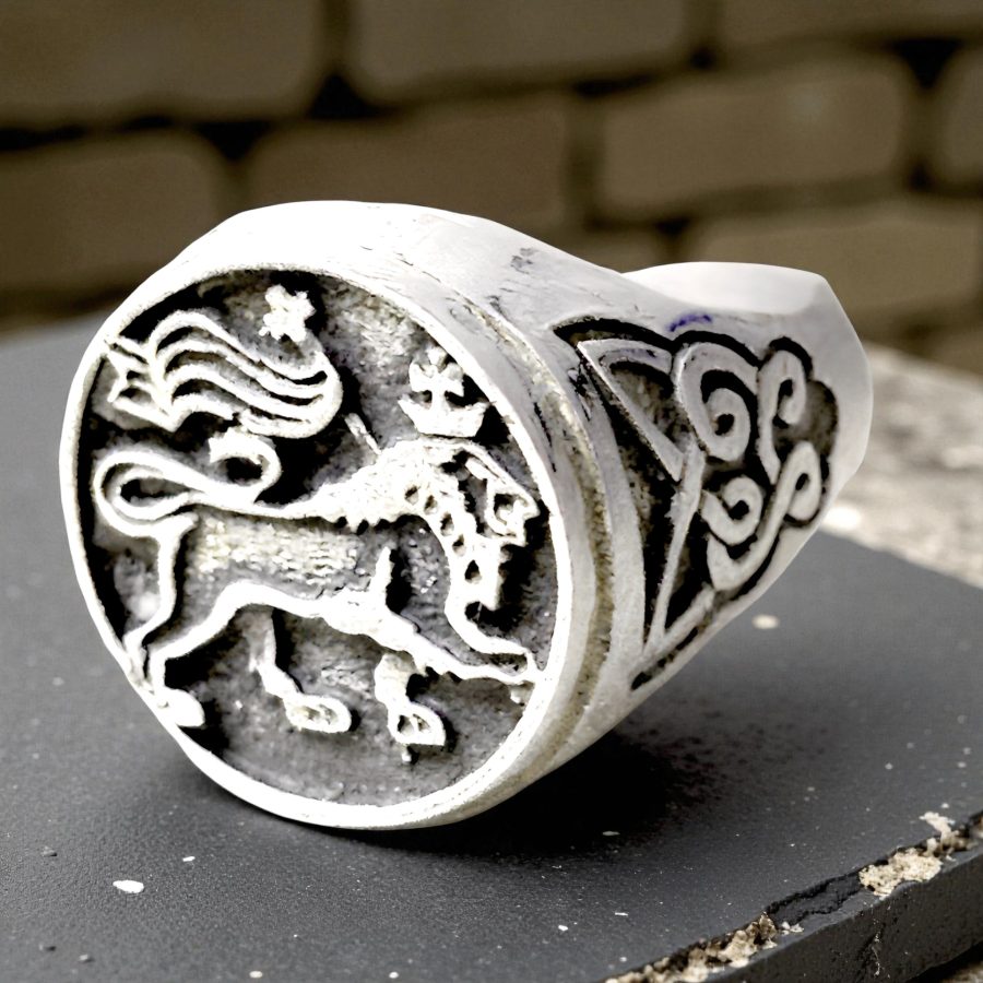 Lion Rastafari Judah Ring In Silver 1.8 Cm 15 Gr Art 1696 - Bricks Masons