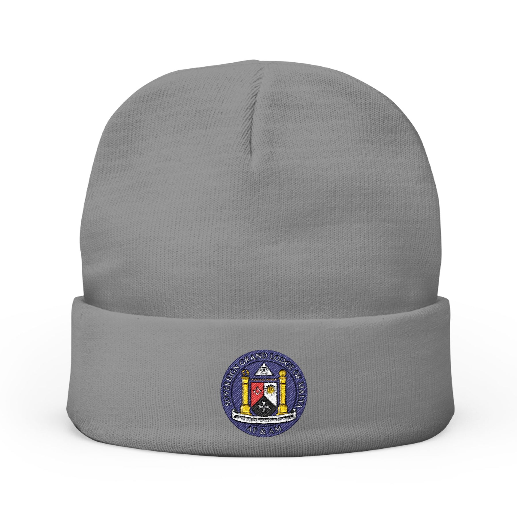 Malta Jurisdiction Beanie - Knit Embroidery Emblem - Bricks Masons