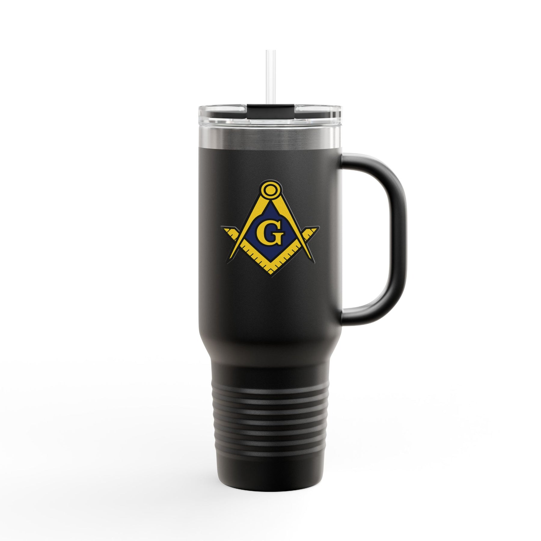 Master Mason Blue Lodge Ringneck Tumbler - Square & Compasses with G
