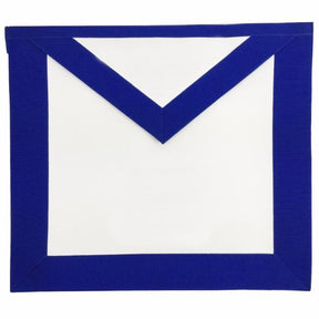 Blue Lodge Apron - Basic White & Royal Blue