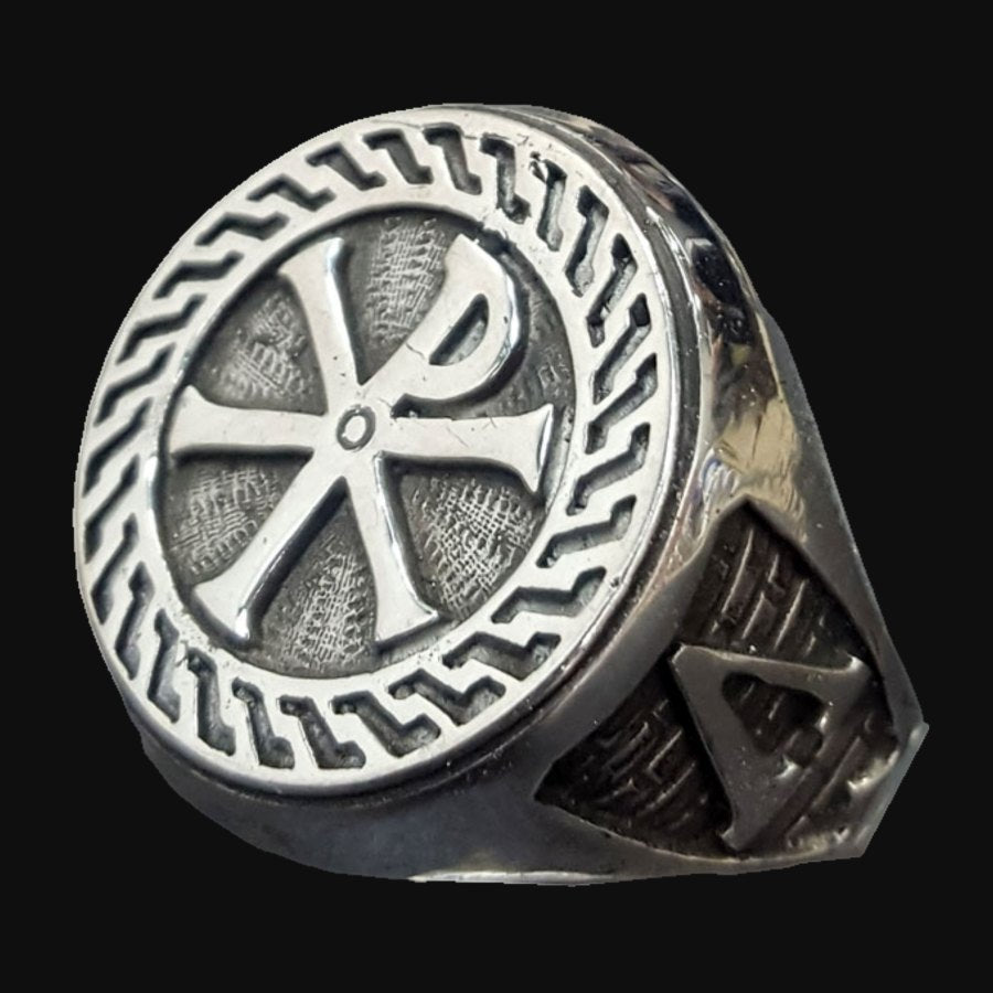 Templar Crimson XP Ring in Silver 1.9 cm 10 g Art 272 - Bricks Masons