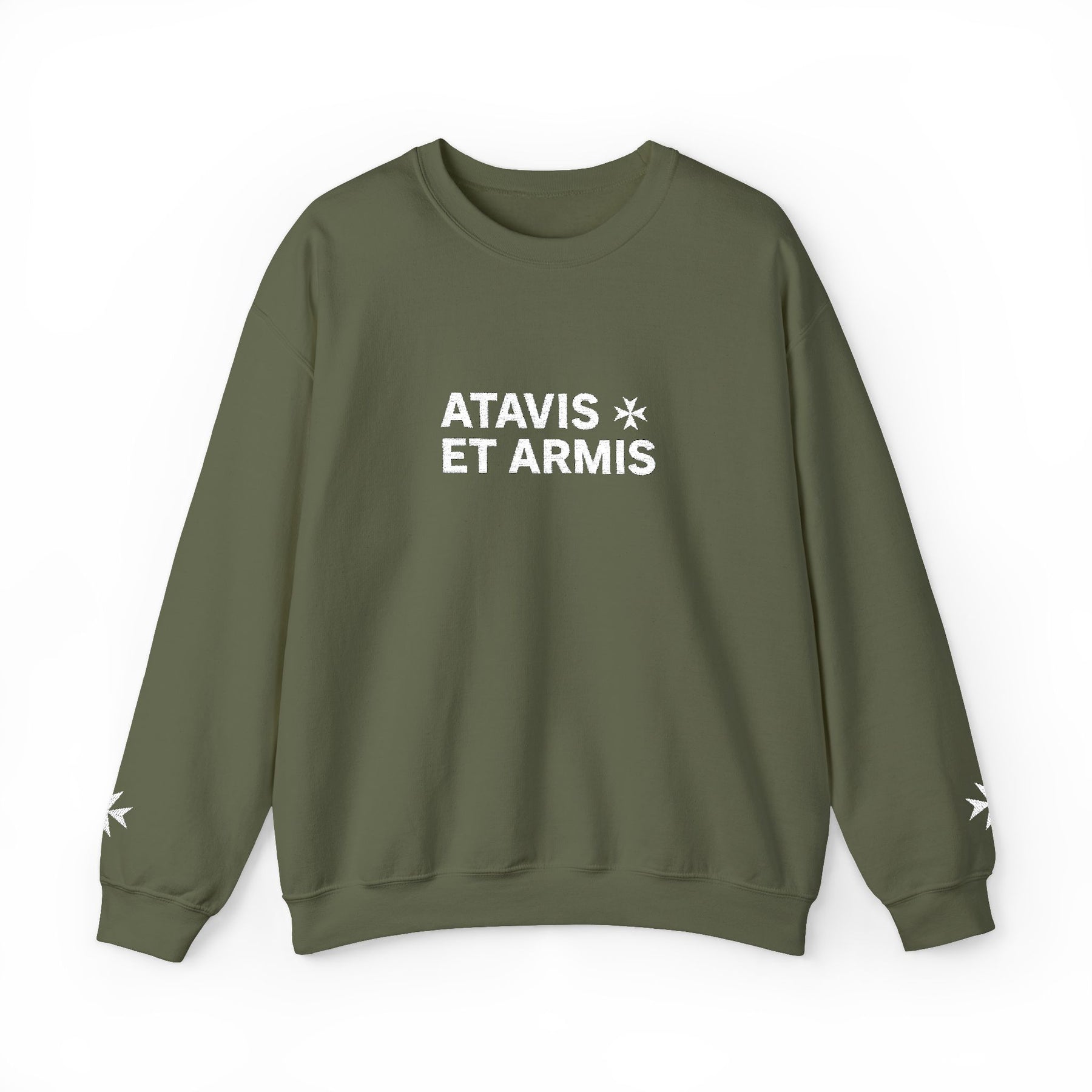 Order of Saint Lazarus Sweatshirt - Crewneck Classic Embroidery - Bricks Masons