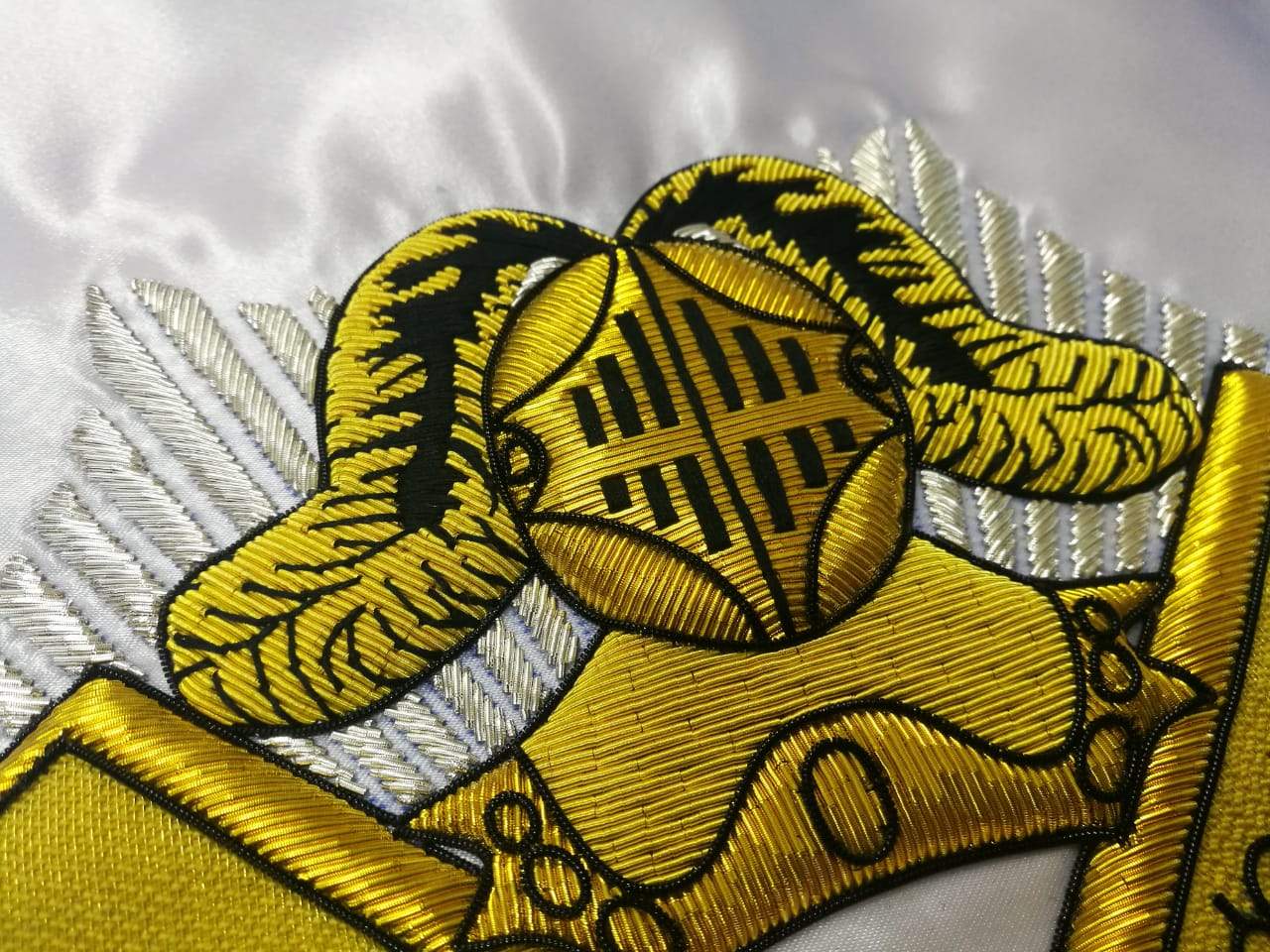 29th Degree Scottish Rite Banner - Handmade Bullion Embroidery - Bricks Masons