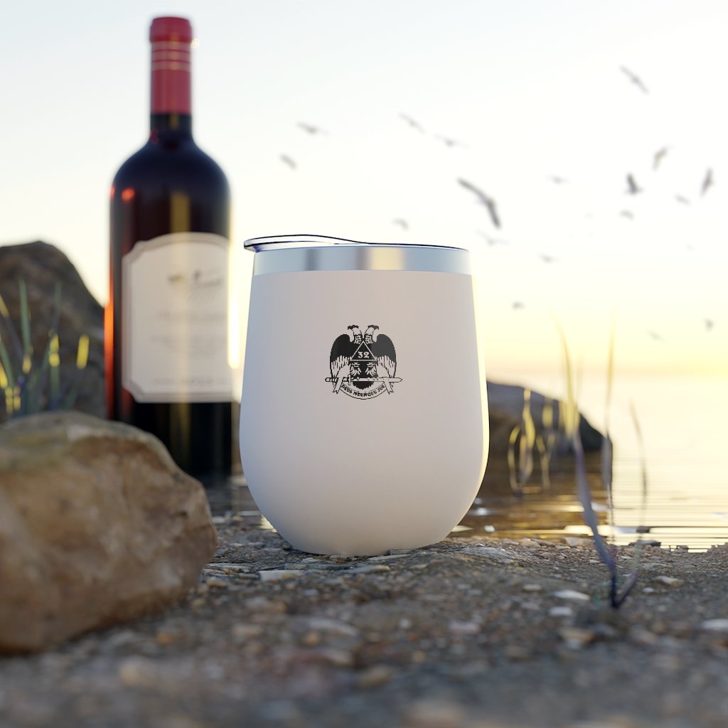 32nd Degree Scottish Rite Vacuum Cup - Wings Down Various Colors - Bricks Masons