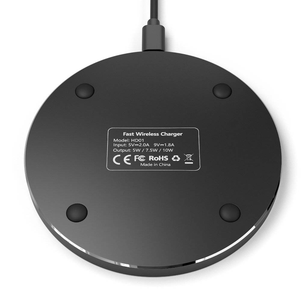 33rd Degree Scottish Rite Wireless Charger - Black & White - Bricks Masons