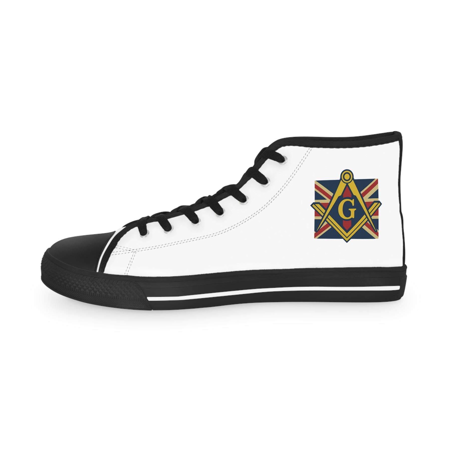 Master Mason Craft Sneaker - High Top Black & White S&C G - Bricks Masons
