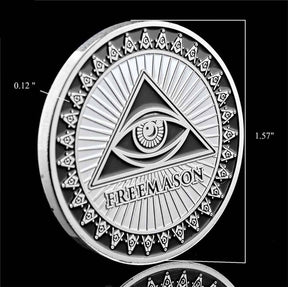 Master Mason Blue Lodge Coin - Commemorative