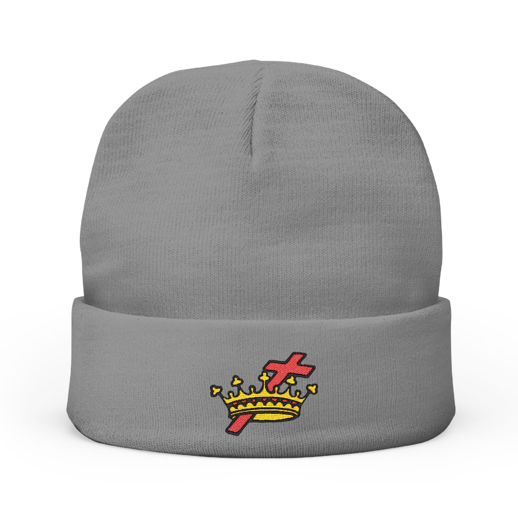 Lady Knights HoTC Beanie - Knit Embroidery Emblem - Bricks Masons