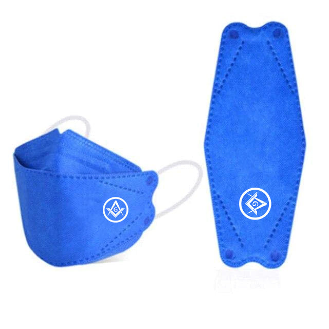 Master Mason Blue Lodge Face Mask - Various Colors - Bricks Masons