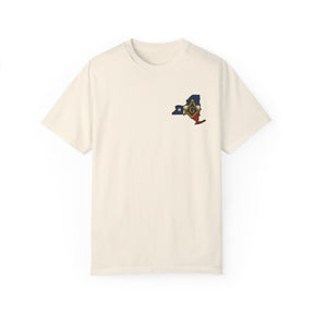 Master Mason Blue Lodge T-Shirt - Garment-Dyed New York Mason - Bricks Masons