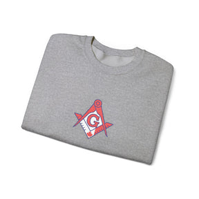 Master Mason Blue Lodge Canada Jurisdiction Sweatshirt - S&C with Canada Flag - Bricks Masons