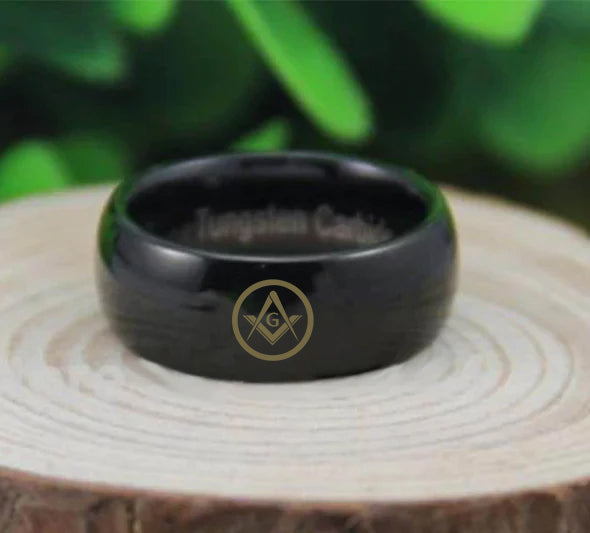 Master Mason Blue Lodge Ring - Black - Bricks Masons