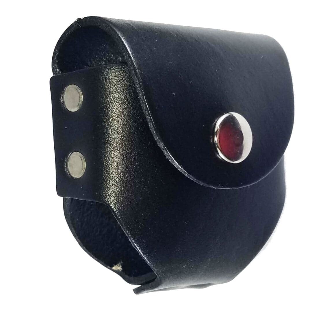 Master Mason Blue Lodge Snuff Can Holder - Proud Mason Genuine Leather - Bricks Masons