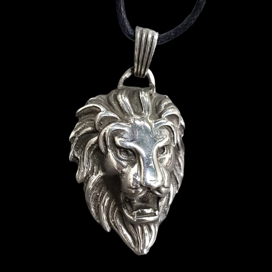 Leon Judah Rastafari Pendant In Silver 5 X 2.5 Cm 26 Gr Art 501 - Bricks Masons