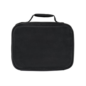 GROTTO Lunch Bag - Black Fully Insulated Zipper Closure - Bricks Masons