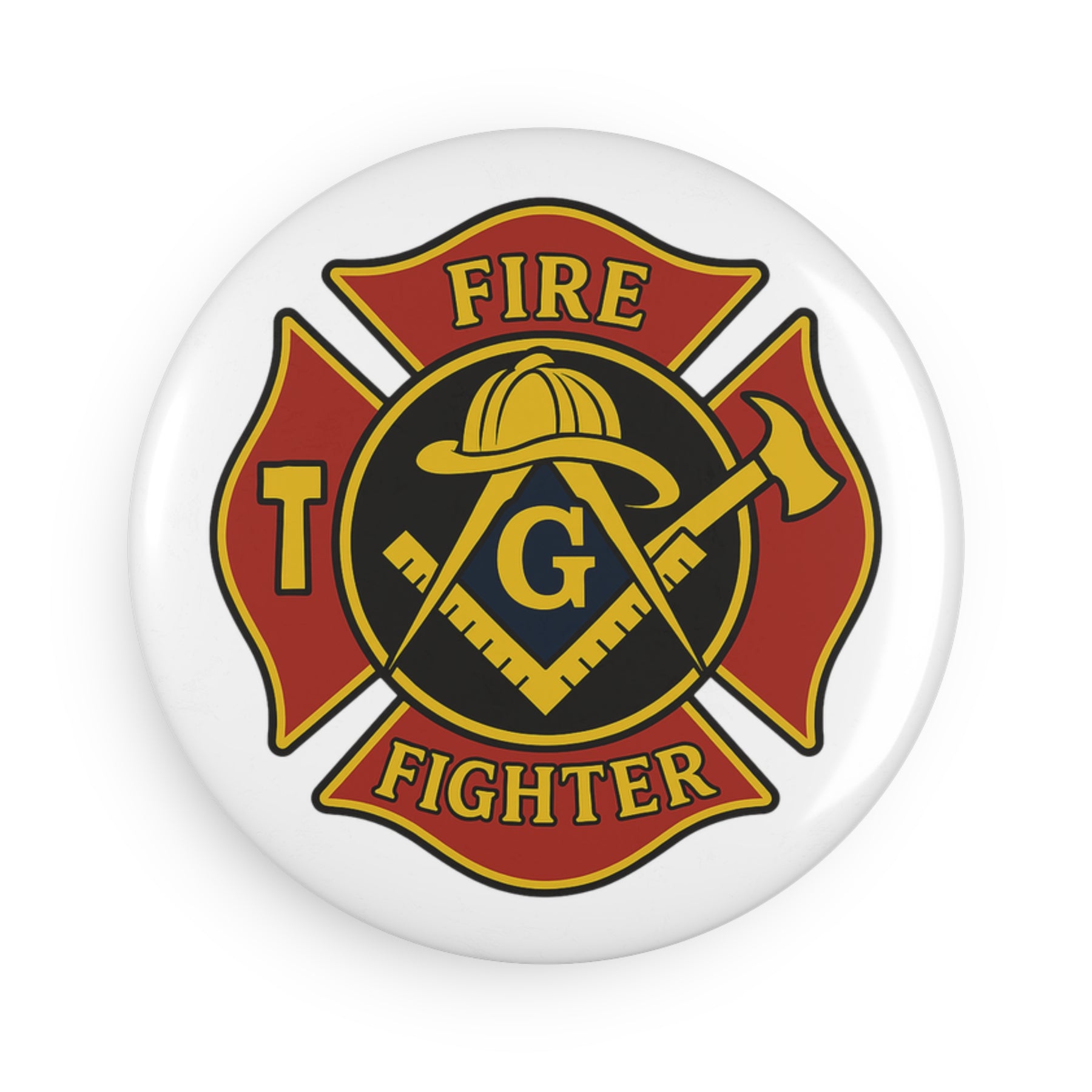 Master Mason Blue Lodge Magnet - Decorative Refrigerator - Bricks Masons